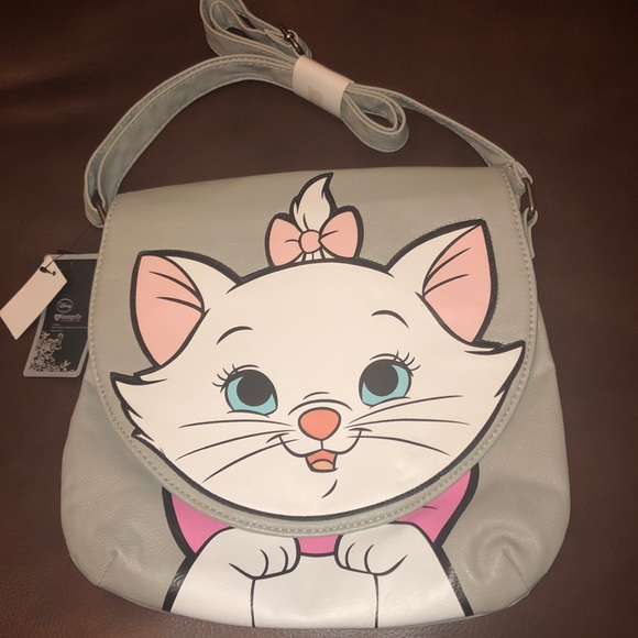 Disney Loungefly Marie Aristocats saddle bag NWT - Picture 2 of 9